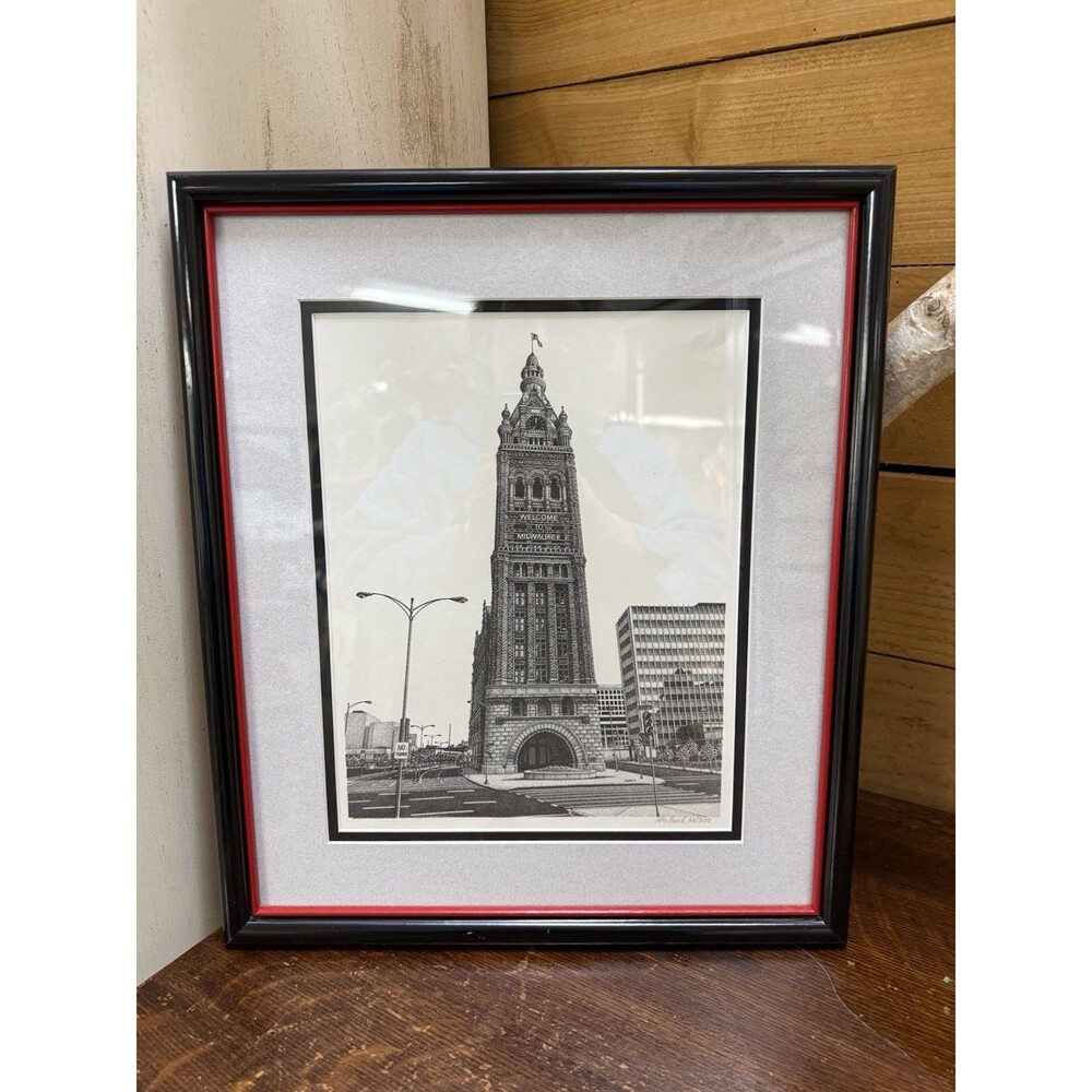 Milwaukee Cityscape Art Print – Signed & Numbered Architectural Illustration